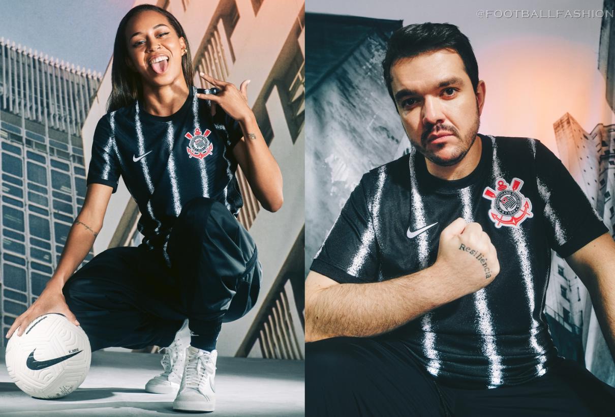 Away Kit del Corinthians 2021-22 camisetas