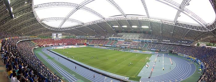 Estadio del Gran Ojo - Japón vista interior